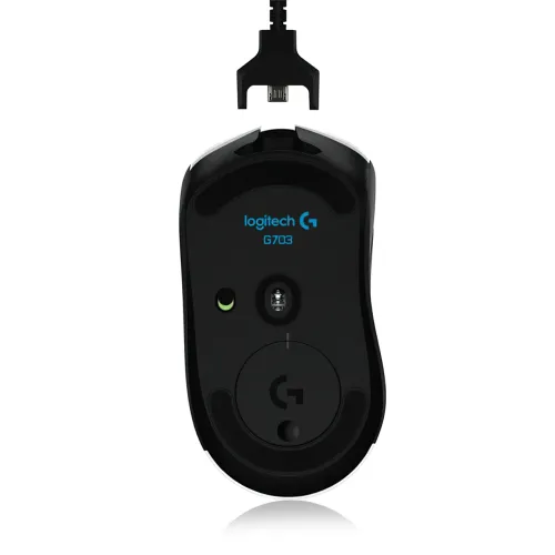 Игровая компьютерная мышь Logitech G703 с откликом в 1 мс, беспроводная, 25600 DPI, 6 настраиваемых кнопок - фото 5