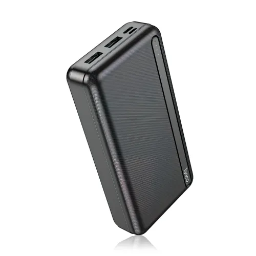 Портативное зарядное устройство HOCO J91A с огнеупорным корпусом, 20000 мА/ч, USB-A, Type-C, Micro-USB - фото 2
