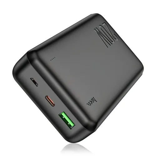 Портативное зарядное устройство HOCO J87A, 20000 мА/ч, USB-A, Type-C, Micro-USB - фото 3