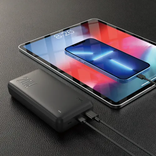 Портативное зарядное устройство HOCO J87A, 20000 мА/ч, USB-A, Type-C, Micro-USB - фото 5