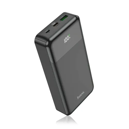 Портативное зарядное устройство HOCO J102A с огнеупорным корпусом, 20000 мА/ч, USB-A, Type-C, Micro-USB - фото 2