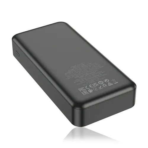Портативное зарядное устройство HOCO J102A с огнеупорным корпусом, 20000 мА/ч, USB-A, Type-C, Micro-USB - фото 6