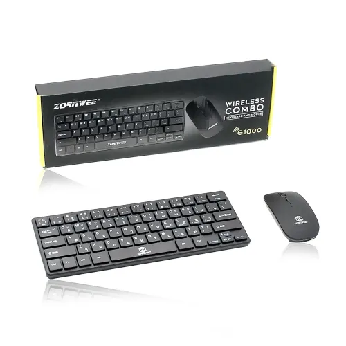 Беспроводная клавиатура с мышкой ZORNWEE G1000 с USB адаптером, с рабочей дистанцией до 10 метров - фото 7
