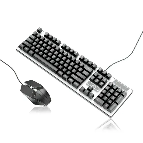 Игровая клавиатура с мышкой Hoco GM18, проводная, с RGB подсветкой, клавиатура 104 кнопки - фото 5