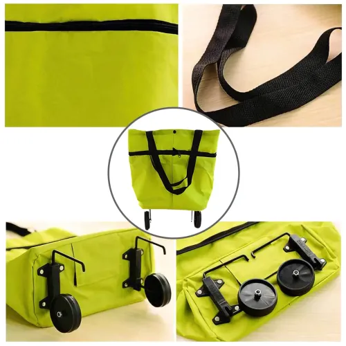 Складная тележка для покупок EcoBag на колесиках, 0.4 кг - фото 7