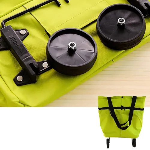 Складная тележка для покупок EcoBag на колесиках, 0.4 кг - фото 5