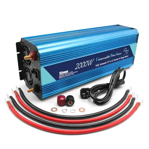 Преобразователь напряжения Wimpex WX-2100, UPS, чистая синусоида, 2000 Вт, 12 В, 15 A - фото 5