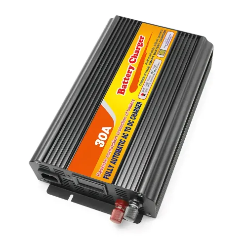 Зарядное устройство для автомобильного аккумулятора Wimpex WX-3050 с регулировкой силы тока, до 30 А, 220-12 В - фото 5