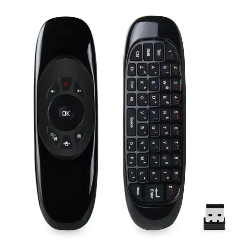 Аэромышь AirMouse I8 3в1 с QWERTY клавиатурой и функцией пульта, с зарядкой от microUSB