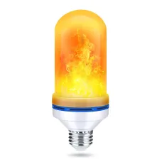 Лампа светодиодная с эффектом огня Flame Bulb, 4 режима, в цоколь E27, 7 Вт, 2200 К, 700 Лм
