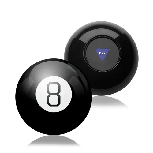 Магічна куля-передсказач Magic Ball 8, на 20 відповідей, 10 см, російською