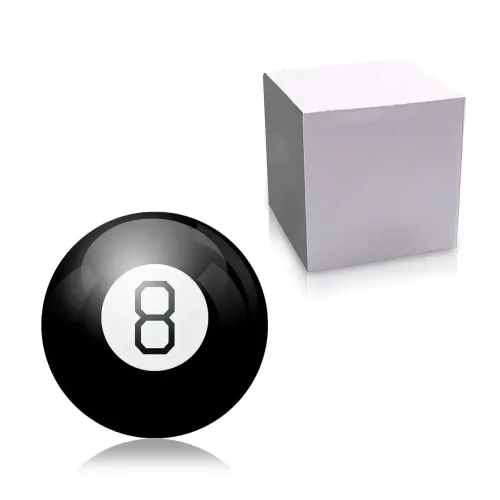 Магічна куля-передсказач Magic Ball 8, на 20 відповідей, 10 см, російською - фото 2