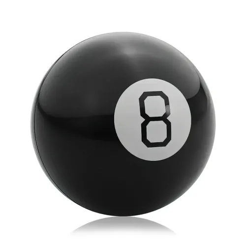 Магічна куля-передсказач Magic Ball 8, на 20 відповідей, 10 см, російською - фото 4