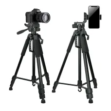 Штатив JIADUODUO Т-1700, треног 1.7 м, нагрузка до 3 кг, с пузырьковым уровнем, алюминиевый
