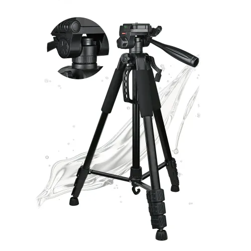 Штатив JIADUODUO Т-1700, треног 1.7 м, нагрузка до 3 кг, с пузырьковым уровнем, алюминиевый - фото 2