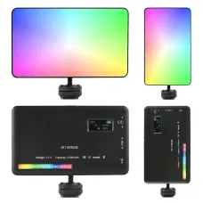 LED лампа Luxceo W140 RGB для фото и видео, 8 Вт, от 2500 до 9000 К, аккумуляторная 3100 мА/ч, 140 диодов