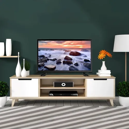 Телевізор LED, 24 дюйми, Full HD, Slim, USB, HDMI, чорний - фото 8