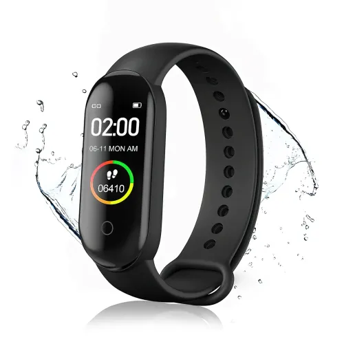 Фітнес-браслет Smart Band M4 з вимірюванням кисню в крові, OLED екран 0.42, IP67 - фото 5