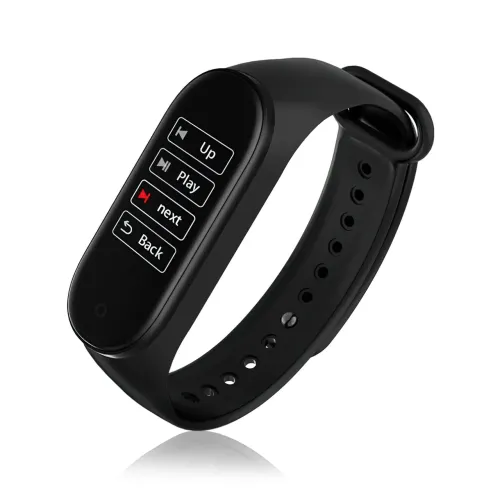 Фітнес-браслет Smart Band M4 з вимірюванням кисню в крові, OLED екран 0.42, IP67 - фото 3