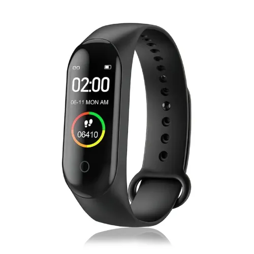 Фітнес-браслет Smart Band M4 з вимірюванням кисню в крові, OLED екран 0.42, IP67 - фото 2
