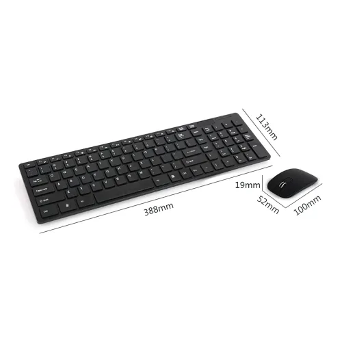Беспроводная клавиатура и мышь UKC K06, раскладка QWERTY, на батарейках, 101 клавиша - фото 6