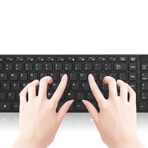 Беспроводная клавиатура и мышь UKC K06, раскладка QWERTY, на батарейках, 101 клавиша - фото 3