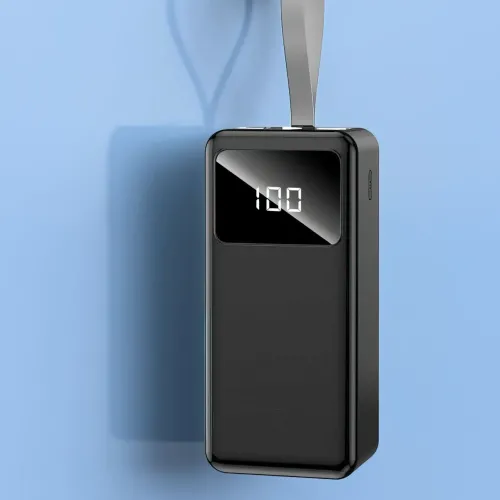 Портативное зарядное устройство LENYES PX421D с огнеупорным корпусом, 40000 мА/ч, USB-A, Type-C, Micro-USB