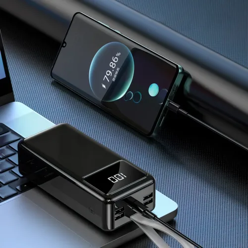 Портативное зарядное устройство LENYES PX421D с огнеупорным корпусом, 40000 мА/ч, USB-A, Type-C, Micro-USB - фото 7