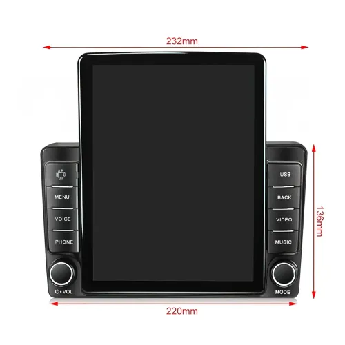 Автомагнітола 9580A, 9.5, 2DIN, GPS, Android 10.1, Wi-Fi, Bluetooth, USB, 16 Гб - фото 5