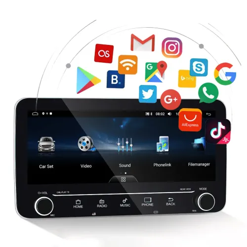 Автомагнитола PI-208, 10.25, 2DIN, GPS, Android 10.1, Wi-Fi, Bluetooth, USB, 16 Гб, 4 ядра - фото 2