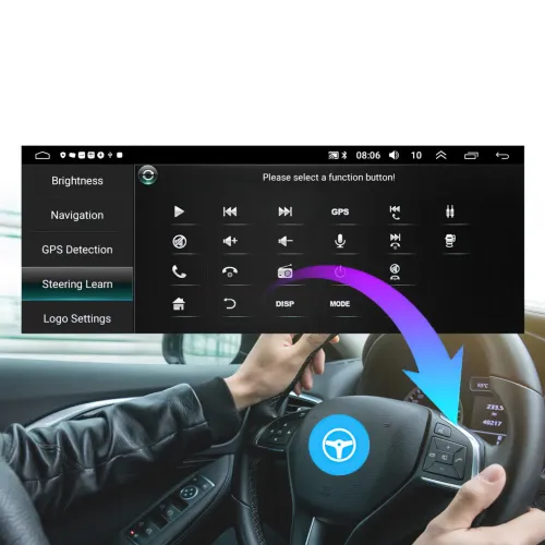 Автомагнитола PI-208, 10.25, 2DIN, GPS, Android 10.1, Wi-Fi, Bluetooth, USB, 16 Гб, 4 ядра - фото 5