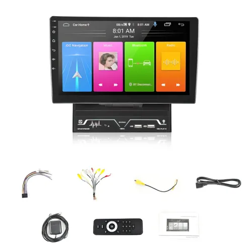 Автомагнитола PI-808, 10.1, 2DIN, GPS, Android 7.1.1, Wi-Fi, Bluetooth, USB, 2 Гб, 4 ядра - фото 6