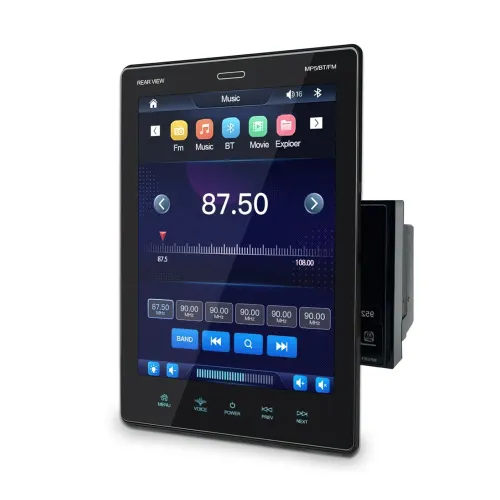 Автомагнітола PI-908, 9.5, 2DIN, GPS, Android 10, Wi-Fi, Bluetooth, USB, 16 Гб