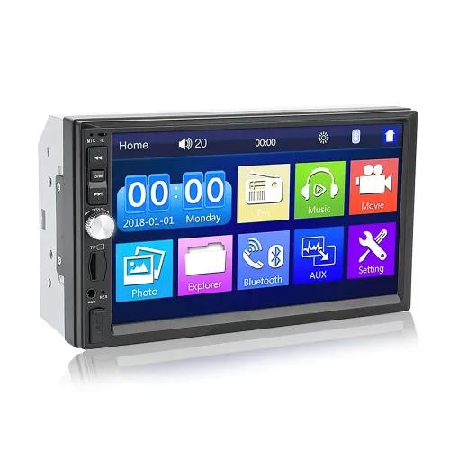 Автомагнитола 7022CRB, 7, 2DIN, Bluetooth, USB, с слотом для карты памяти, TFT экран - фото 2