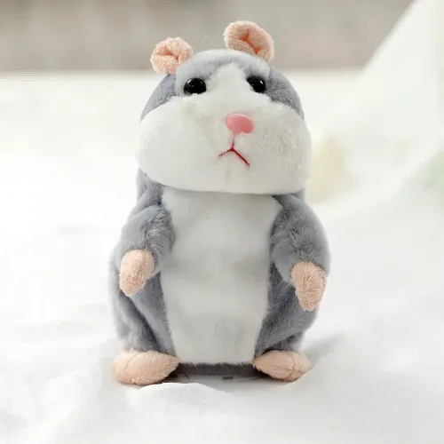 Игрушка говорящий хомяк HG-115, повторяет фразы, для детей от 2 лет, на батарейках