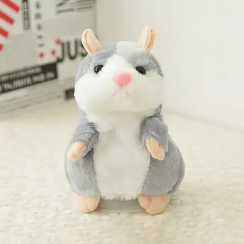 Игрушка говорящий хомяк HG-115, повторяет фразы, для детей от 2 лет, на батарейках - фото 3