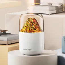 Увлажнитель воздуха LAMP JSQ-1, ночник, вулкан, 280 мл, 2 Вт, 2 режима работы