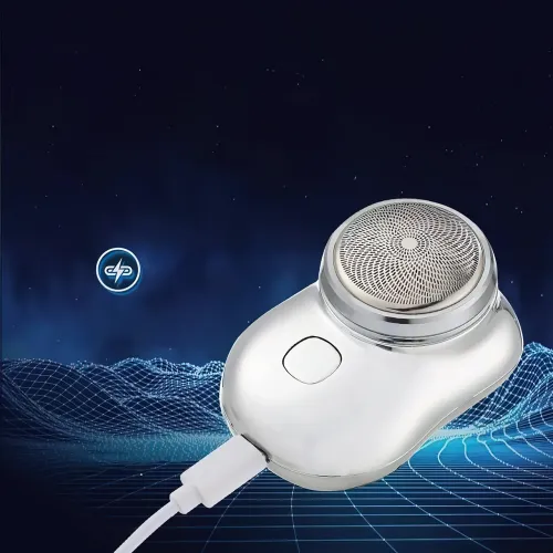 Портативная мини бритва, электрическая, с зарядкой от USB, 6 лезвий, 6 часов работы, 6000 об/мин - фото 4