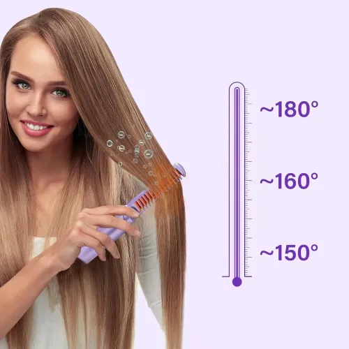 Выпрямитель для волос HAIR HEATER XL-683 2в1, беспроводной, 4000 мА/ч, 70 минут на одном заряде - фото 4