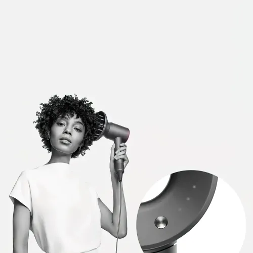 Фен для волос Super Hair Dryer, 1600 Вт, с защитой от перегрева, ионизацией воздуха и магнитными насадками - фото 4