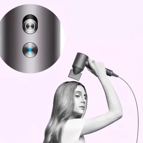 Фен для волос Super Hair Dryer, 1600 Вт, с защитой от перегрева, ионизацией воздуха и магнитными насадками - фото 3