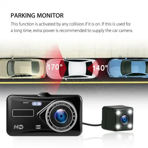 Автомобильный видеорегистратор Full hd на две камеры. BT 100 - фото 5