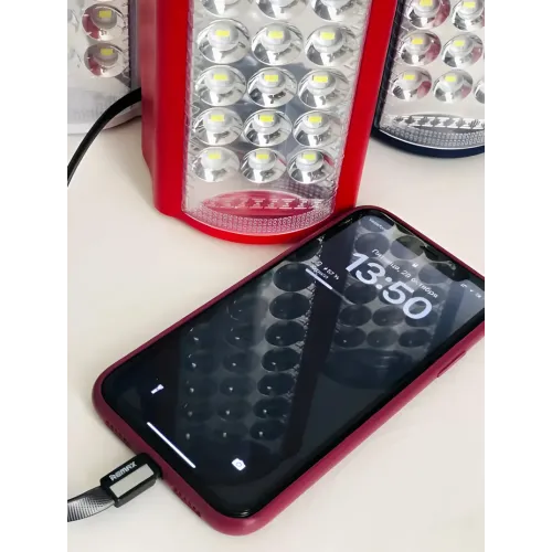 Фонарь светодиодный с функцией повербанка до 80 часов работы. Almina DL-2606 24 LED, ЗУ 220V, - фото 4