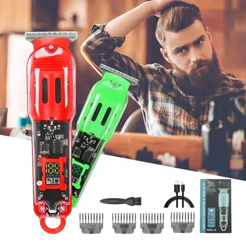Прозрачная Машинка для стрижки HAIR CUTTER LY-452 - фото 2
