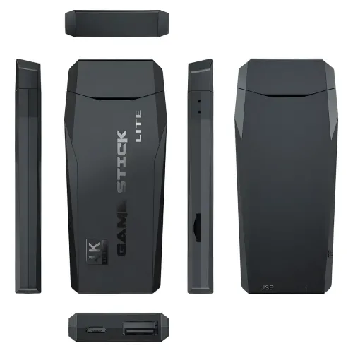 Игровая приставка Mini Game Stick 4K HDMI M8, 10000+ Игр, 64gb + 2 беспроводных джойстика - фото 4