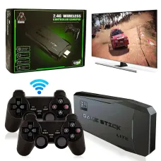 Игровая приставка Mini Game Stick 4K HDMI M8, 10000+ Игр, 64gb + 2 беспроводных джойстика