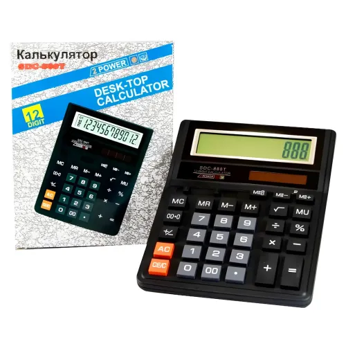 Калькулятор SDC-888T, 12-разрядный