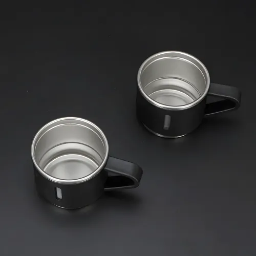 Термос с вакуумной изоляцией, Подарочный набор с 2 чашкам (500 мл )Vacuum flask set - фото 5