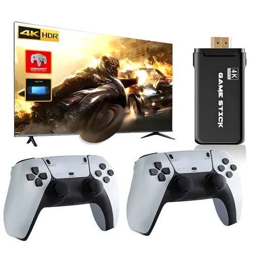 Игровая консоль/приставка 2.4G WIRELESS CONTROR GAMEPAD 4K M8PRO, Два джойстика