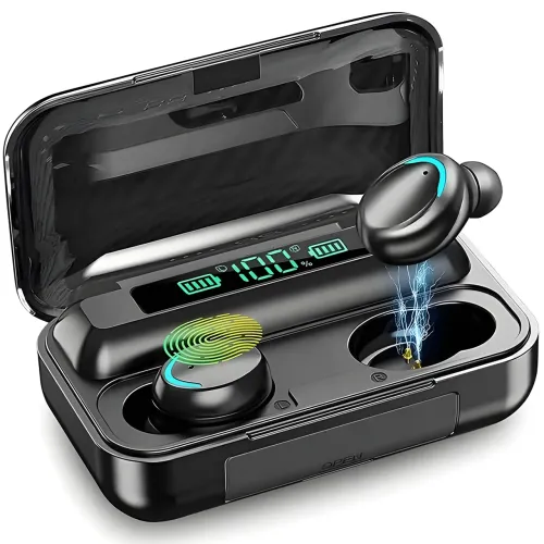 Беспроводные наушники Bluetooth F9 TWS WIRELESS, 2000 mAh - фото 2